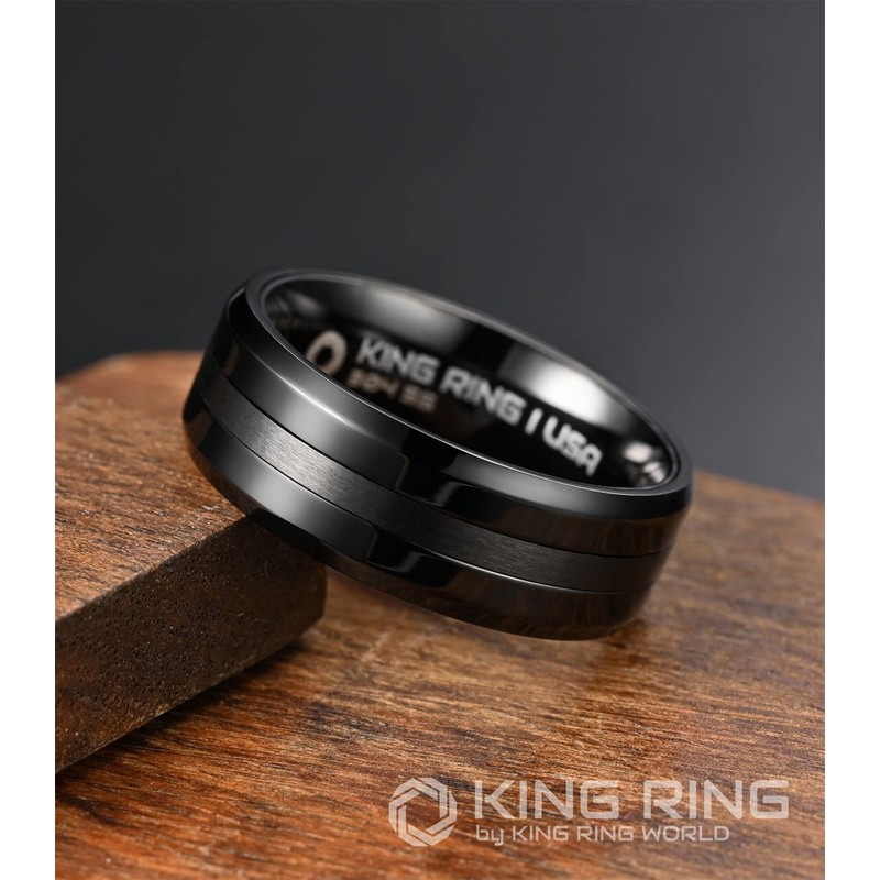 King Ring 8mm Basic Ring – Premium Polished Men Wedding