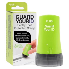 PLUS(ץ饹) Guard Your ID ADVANCED Roller Identity Theft Prevention Security Stamp GREEN (38311)