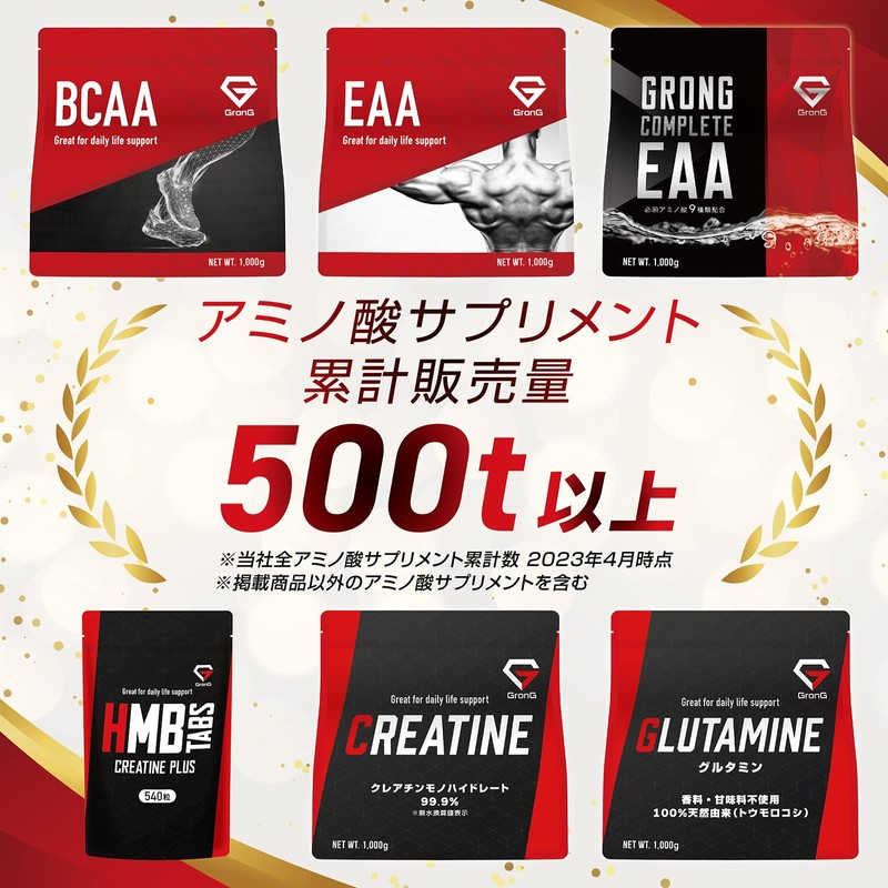 グロング GronG クレアチン タブレット 240粒 小粒設計 サプリメント 3袋セット