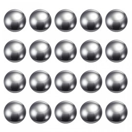 sourcing map Pack of 25 18 mm Carbon Steel Storage Balls Precision Polished