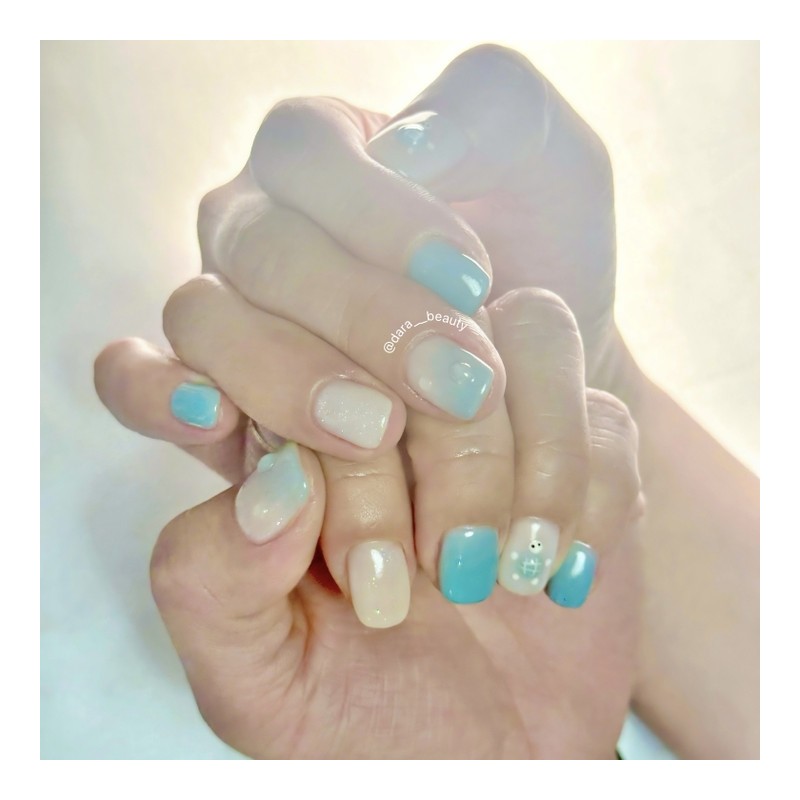 Dara Beauty August 2025 Art of the Month Curly Nail❣