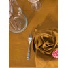 Ger3as 100% Linen Tablecloth - High Quality Fabric Tablecloth for