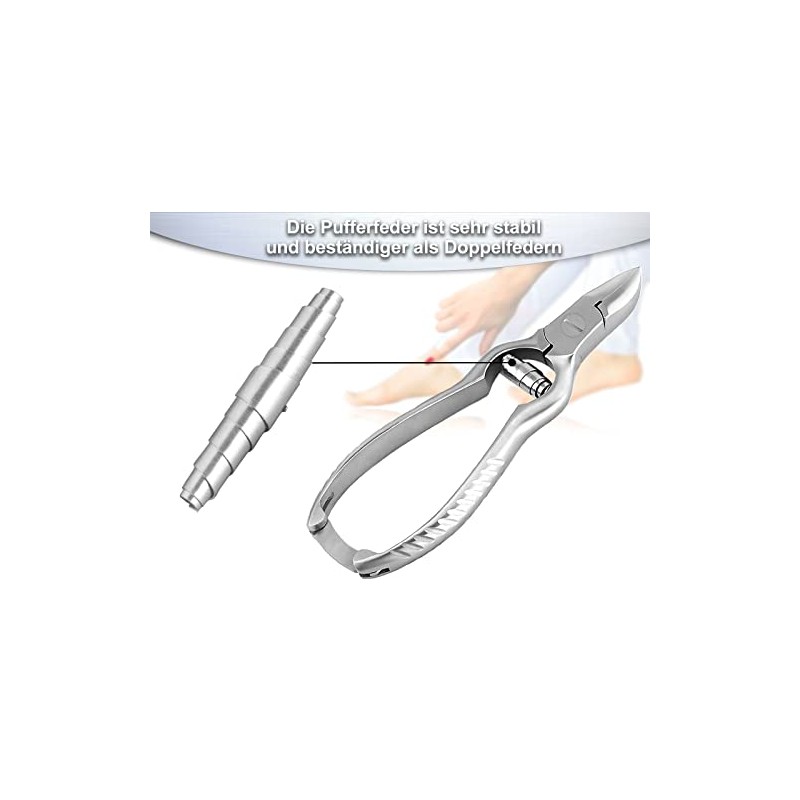 Nagelzange 14 cm aus EXELLENT-Solingen mit Pufferfeder