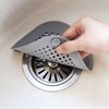 Shower Drain Hair Catcher - Silicone Square Drain Cover for