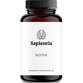 Sapientia Noova - Nootrópico neuroprotector para la memoria, concentración y claridad mental 100% natural - Melisa, Colina Bitartrato, Vitamina C, Shizandra, Tulsi, Alpha GPC, GABA