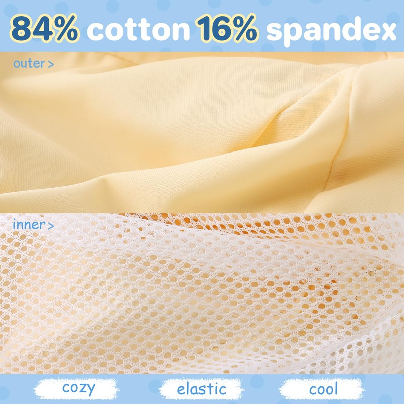 Adjustable Baby Sun Hats with UPF50+ & Neck Flap Protection