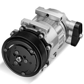 SYKRSS 60-02144NA Air Conditioning A/C Compressor with Clutch Compatible with Kenworth C500 K100E K270 K300 K370 T170 T300 T270 T370 T400 T800 T2000 T600A W900, Compatible with Peterbilt 320 379 385