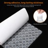 CHUNZEXI 320Pcs Cabinet Door Bumpers Clear Self Adhesive- Rubber Door