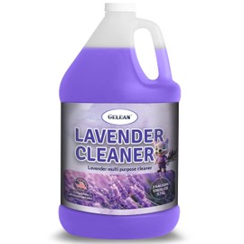 GELEAN LAVENDER Multi Purpose Cleaner & Deodorant Concentrate Lavander cleaner Extra Strong Odor Floor Cleaner - USA Made - Floor Cleaner Odor eliminator 128oz