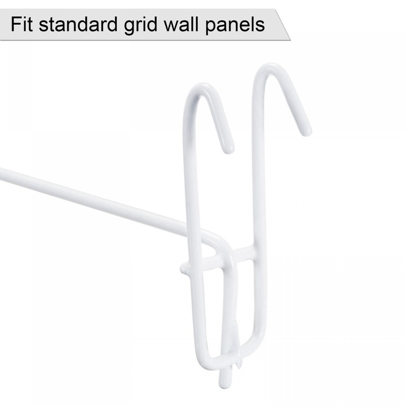 sourcing map Grid Wall Display Hooks Store Garage Storage Wall