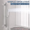 NPYSVSSS Shower Slide Bar with Shower Head Brass Adjustable Height