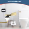 iFealClear Polished Gold Universal Toilet Handle Replacement, Front Mount Toilet