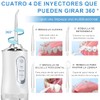 RONSXY Irrigador Bucal, Hilo Dental de Agua Inalámbrico con 8