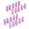20Pcs TIG Alumina Nozzles Ceramic Cup Gas Lens Shield Consumables