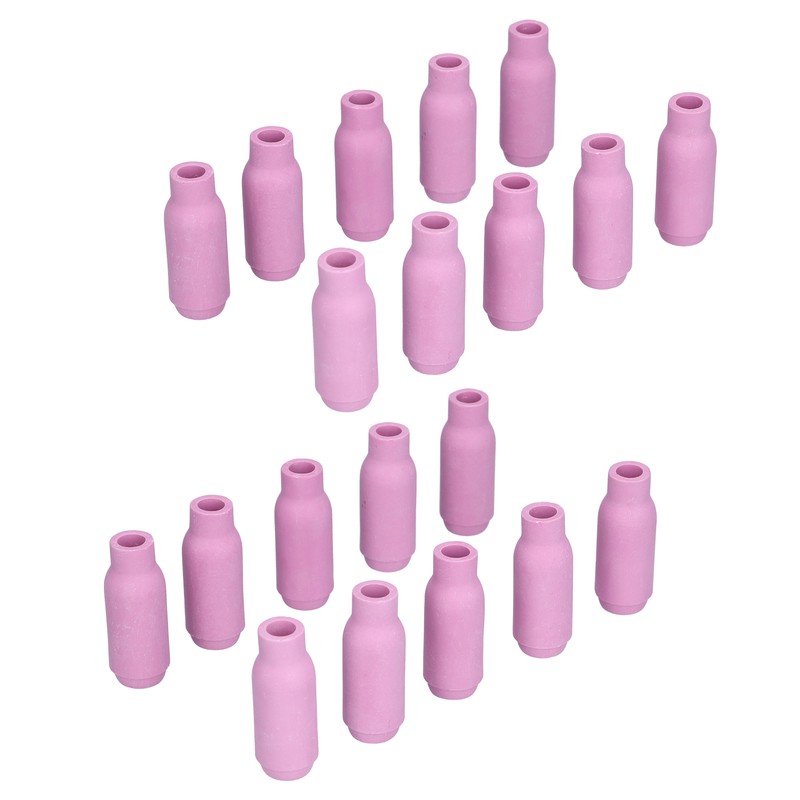 20Pcs TIG Alumina Nozzles Ceramic Cup Gas Lens Shield Consumables