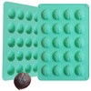 Zorazio 2Pack Walnut Cookie Maker Silicone, Nonstick Oreshki Mold Maker