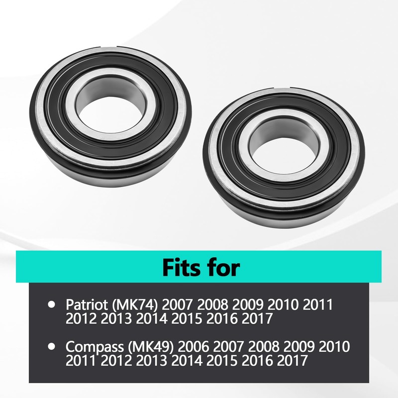 2PCS Transmission Input Shaft Bearing Set Compatible with Patriot (MK74)