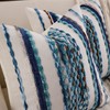 KOOLIFE Boho Striped Throw Pillow Covers 18x18 Inch Set of