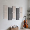 UMIACOUSTICS 4 PCS Acoustic Panels with Hanging Brackets, 2” Thick