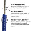 DocksLocks Anti-Theft Weatherproof Straight Security Cable with Resettable Combination Lock