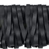 AMUU 輪ゴム ブラック #107 18cm ゴムバンド 30本パック ビッグ ロング 幅広