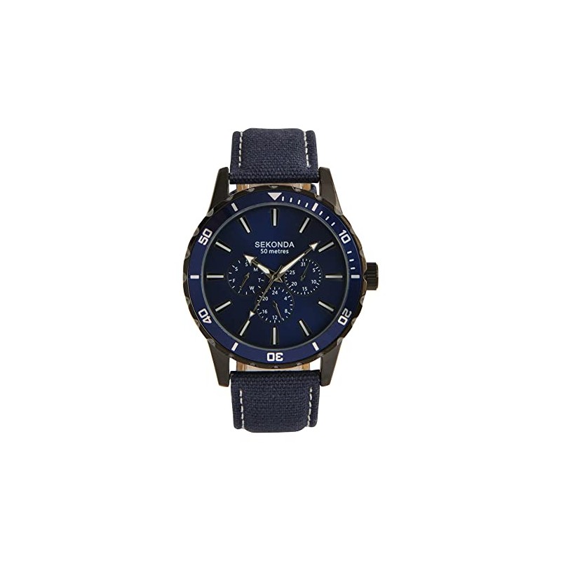 Sekonda Mens Watch with Blue Dial and Blue Strap 1680