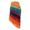SHOPOHOLIC FASHION Women Summer Rainbow Hippie Skirt (XL,Rainbow)