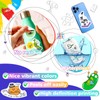 YTSQLER 200 PCS Biology Stickers, Biology Vinyl Stickers for Kids