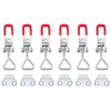 STARVAST 6 Pack Adjustable Toggle Clamp, 360lbs Holding Capacity Heavy