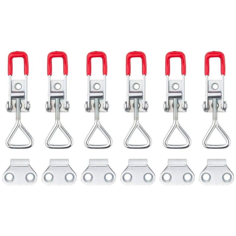 STARVAST 6 Pack Adjustable Toggle Clamp, 360lbs Holding Capacity Heavy