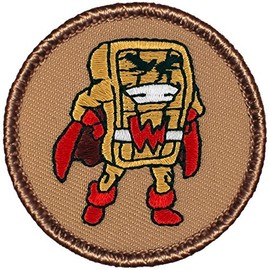 Super Waffle Patrol Patch - 2" Diameter Round Embroidered Patch (Sew-on)
