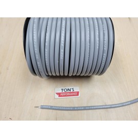 Ton's Performance 8mm Gray silicone Spiral Core Spark plug wire By the foot