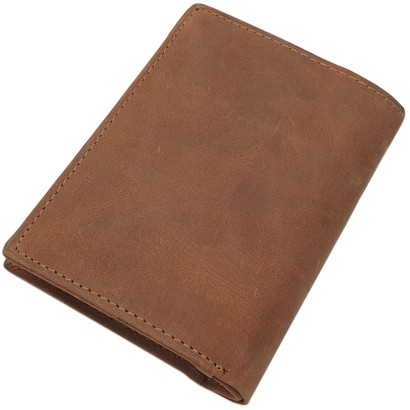 myledershop Genuine Buffalo Full Leather Wallet / Purse / Wallet