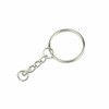 20MM Split Ring with Chain and Screw Key KEYRINGS Keyring