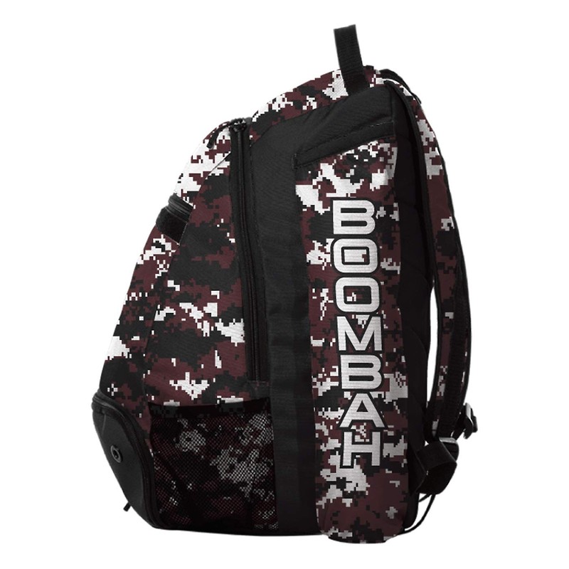 Boombah Prospect Batpack Camo Black/Maroon