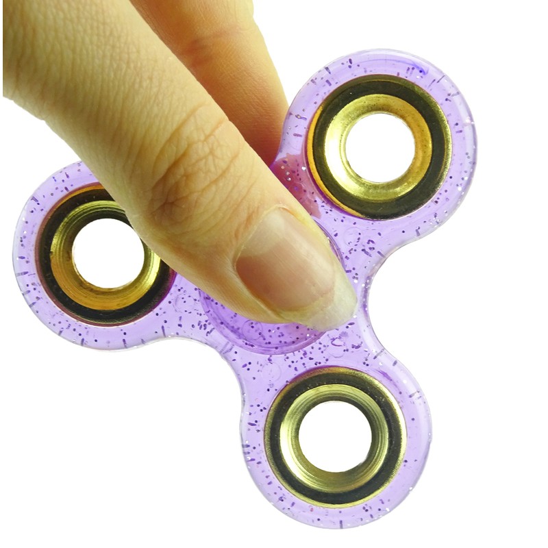 Toyland® Glitter Hand Spinner - Stress and Anxiety Relief -