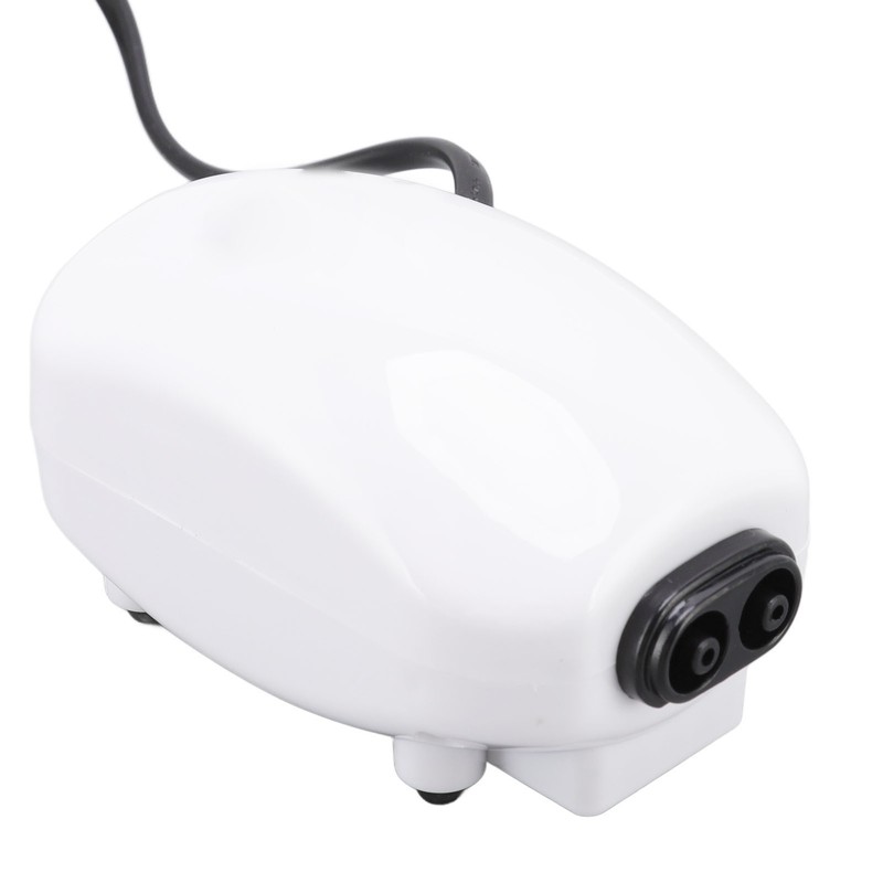Fish Tank Oxygen Pump Ultra Quiet Powerful Dual Outlet Aquarium