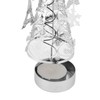 Christmas Tree Carousel Spinning Candle Holder Stainless Steel Rotary Tree