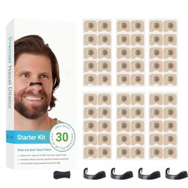 60pcs Dilatadores Nasales Magnéticos, Tiras respiratorias magnéticas, Dilatador nasal antirronquidos, Respira Tiras Nasales, Dispositivos anti...     