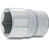 HAZET Hex Socket 900-10 | 12.5mm Square Drive, Flat Width