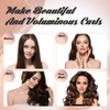 Overnight Blowout with 1 Hairband, Non-Slip Overnight Curlers with Hooks,