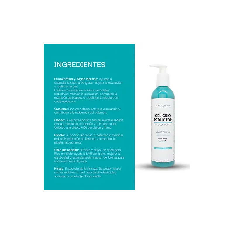 Kit Loción Crio Reductora + Gel Crio Reductor