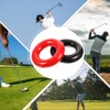 Yardwe 2pcs Golf Weighted Swing Rings Golf Club Warm Up