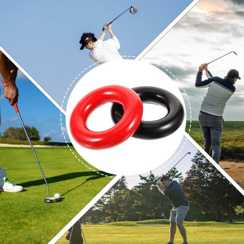Yardwe 2pcs Golf Weighted Swing Rings Golf Club Warm Up