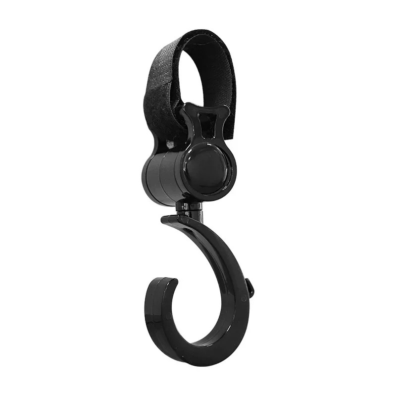Stroller Hooks for Bags & Accessories – 360° Rotating Double