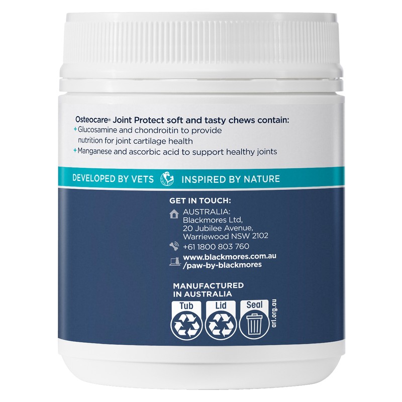Blackmores PAW Osteocare Joint Protect Chews 300g