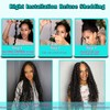 Niviorvan 613 Blonde Human Braiding Hair 22" 150g 3 Bundles,Deep