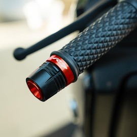 MOWOK Fit for Yamaha R7 YZF-R7 YZFR7 2021 2022 2023 2024 2025 Motorcycle Accessories Handle Bar Ends Hand Grips Plug Caps Handlebar Balance Pad Sliders (Red)
