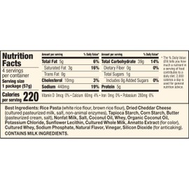 Annie's Gluten Free Macaroni and Cheese, Rice Pasta & Real Aged Cheddar, Microwavable Dinner, 4 Cups