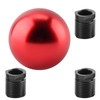 FTVOGUE Universal Manual Gear Shift Knob with 3 Adapters Car
